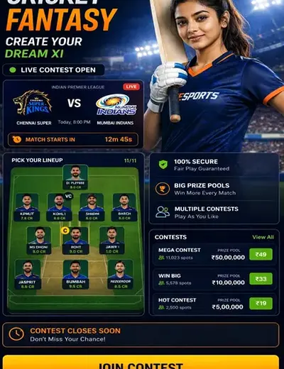 Hero11 (hero11 app) fantasy cricket & matchday visual 3